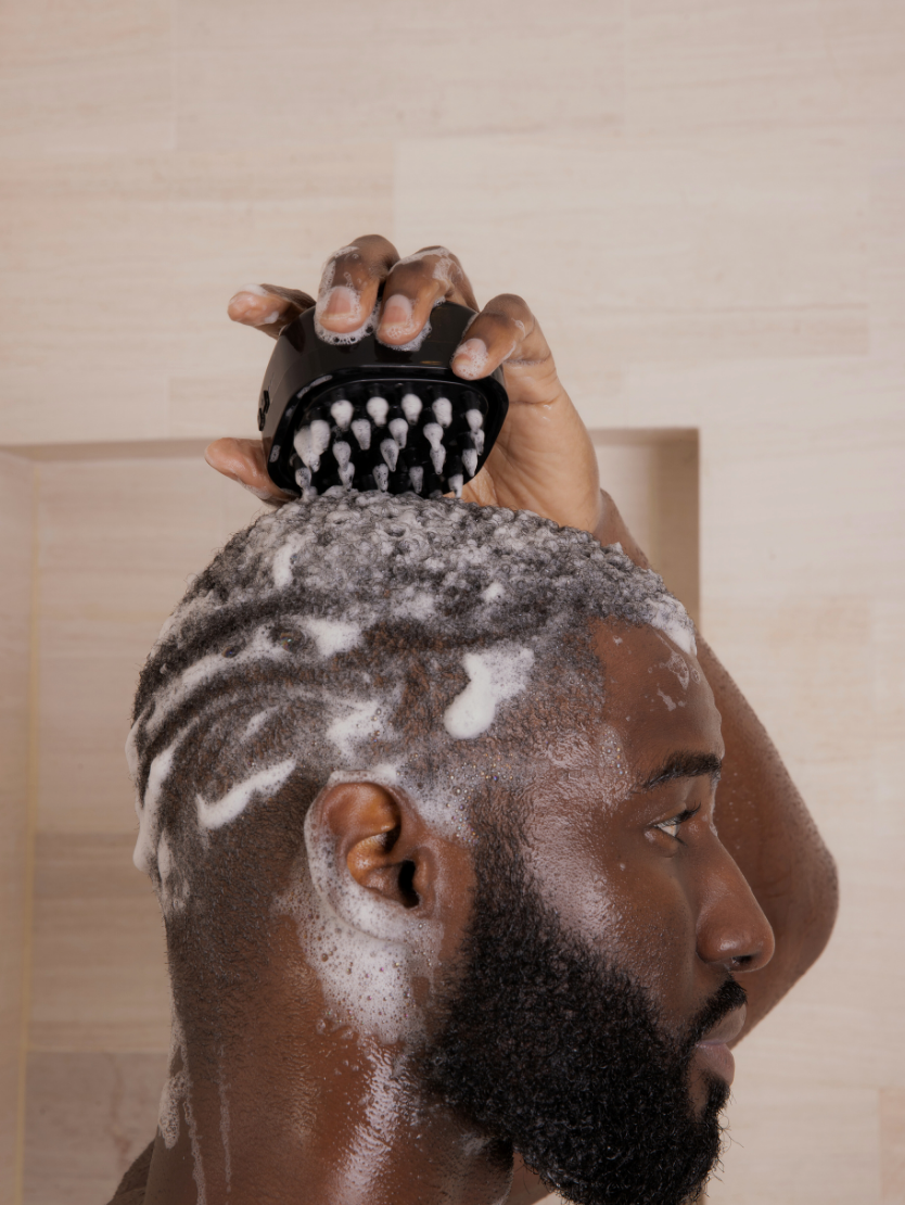 Spazzola per cuoio capelluto